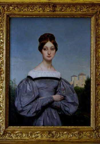 Horace Vernet. Paris, 1789- Paris, 1863. Portrait de Louise Vernet, fille de l'artiste.